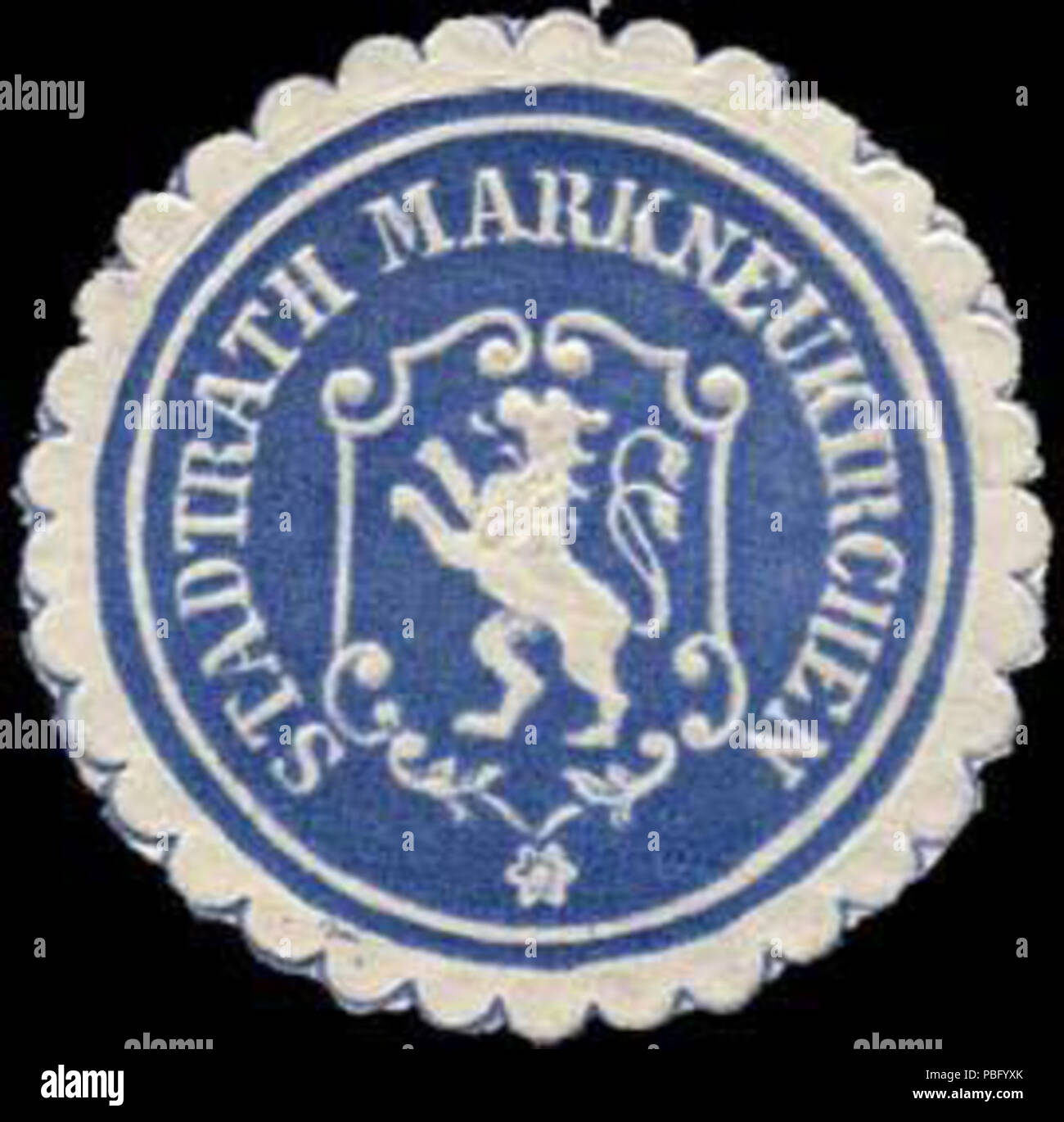 1526 Siegelmarke Stadtrath Markneukirchen W0262360 Banque D'Images