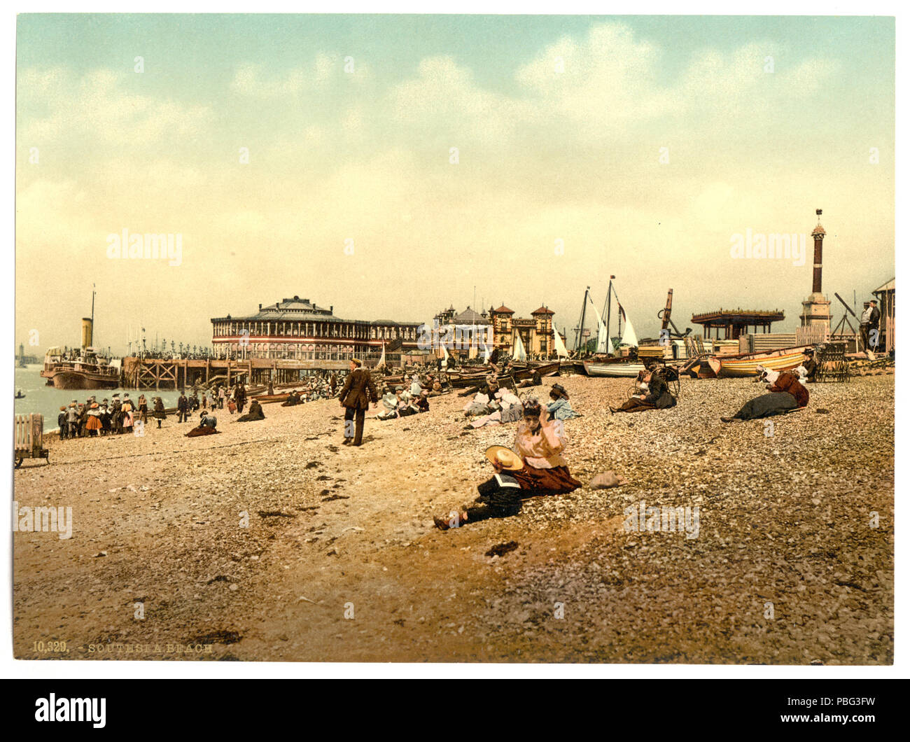 1554 La plage de Southsea, Angleterre-RCAC2002708126 Banque D'Images