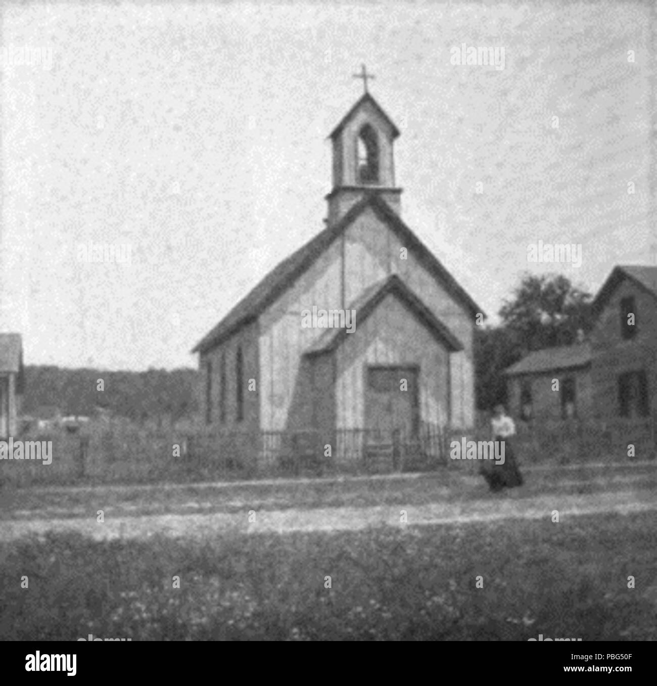 1565 L'Église Saint Luc, Charleston, SANITAIRES CHAUFFAGE SARL Banque D'Images