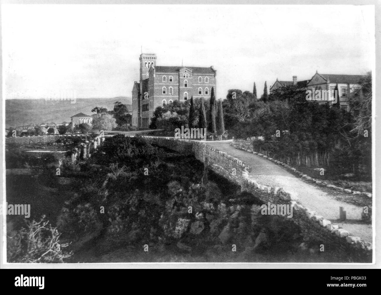 Liban - BEYROUTH. Université américaine de Beyrouth, 1920-1922 Banque D'Images