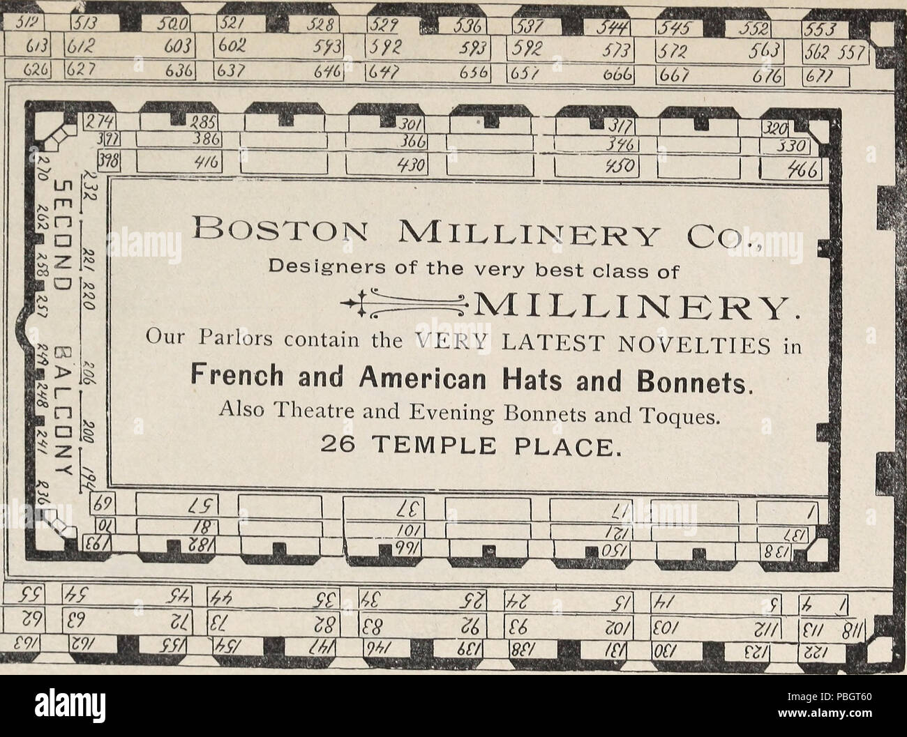 Le livre bleu 1618 Boston - Boston Brookline, contenant, Cambridge, Chestnut Hill et Milton (1898) (14595239490) Banque D'Images