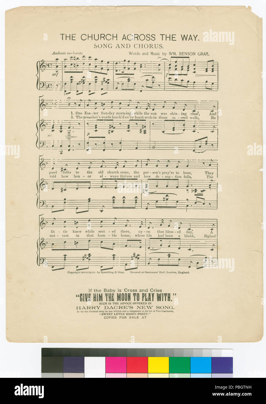 1623 L'église d'en face (NYPL)-454116-1700256 Hades Banque D'Images