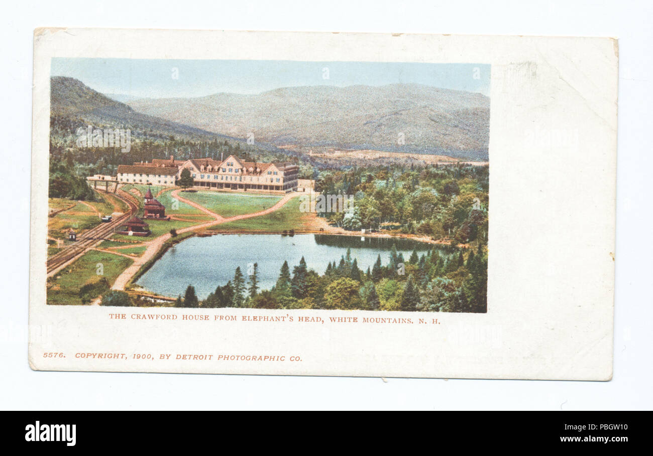 1626 La Maison de Crawford Elephant's Head, Montagnes Blanches, N. H (NYPL b12647398-62220) Banque D'Images
