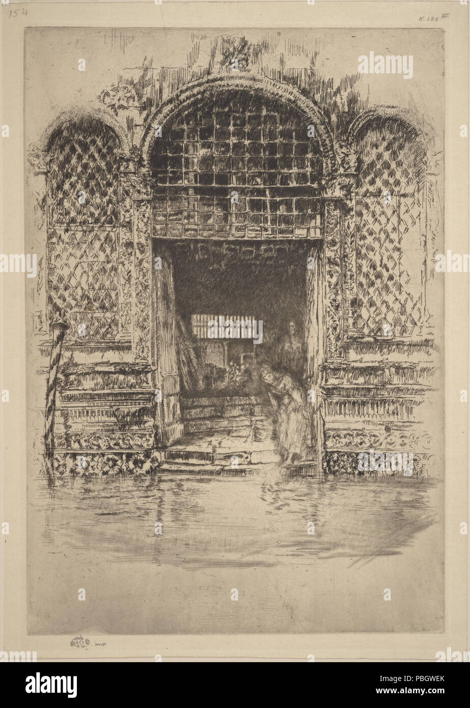 1630 La porte (NYPL Hadès-1095198-1605324) Banque D'Images