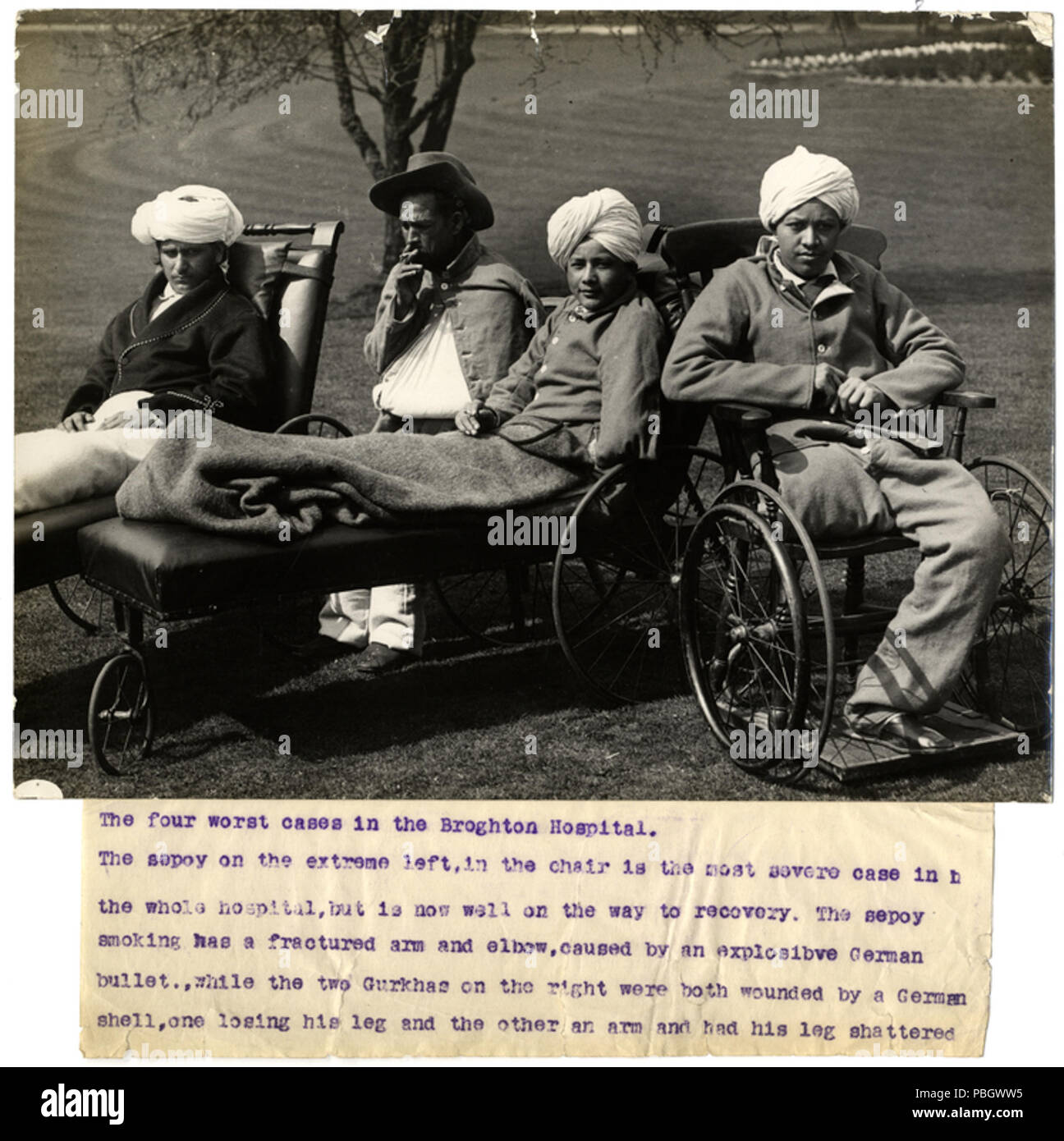 1635 Les quatre pires cas dans l'hôpital de Brighton (Photo 24-19) Banque D'Images