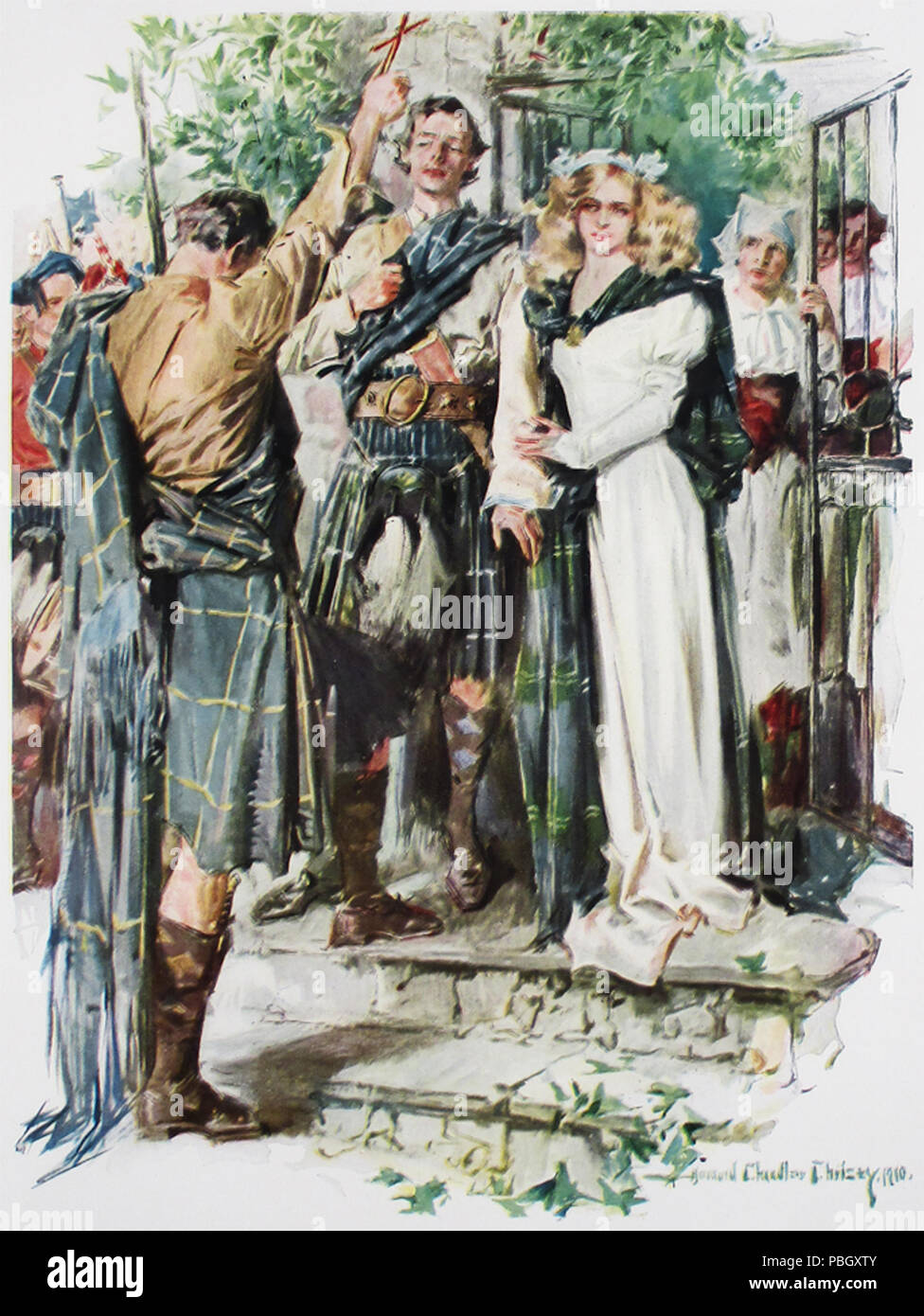 1648 La Dame du Lac 044 Banque D'Images