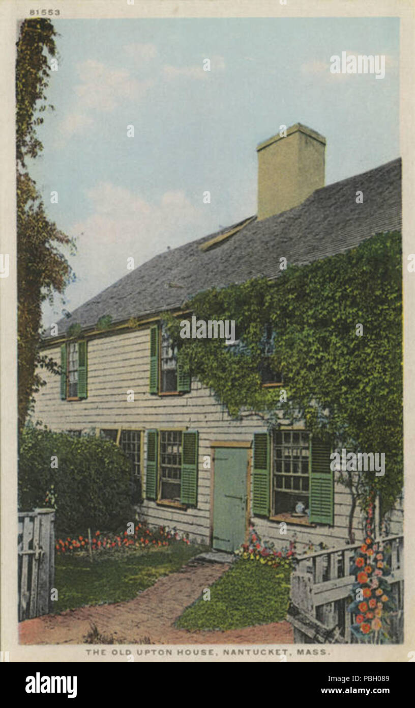 1662 L'ancienne maison d'Upton (NPAR) 23581 Banque D'Images