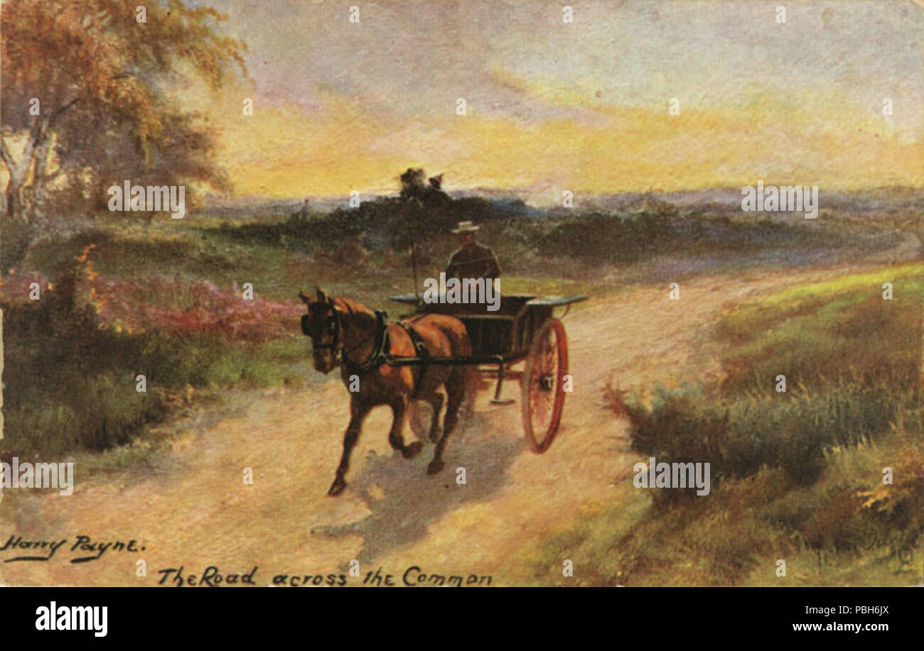 1694 La route en traversant la commune. (9390) 418025 (NPAR) Banque D'Images