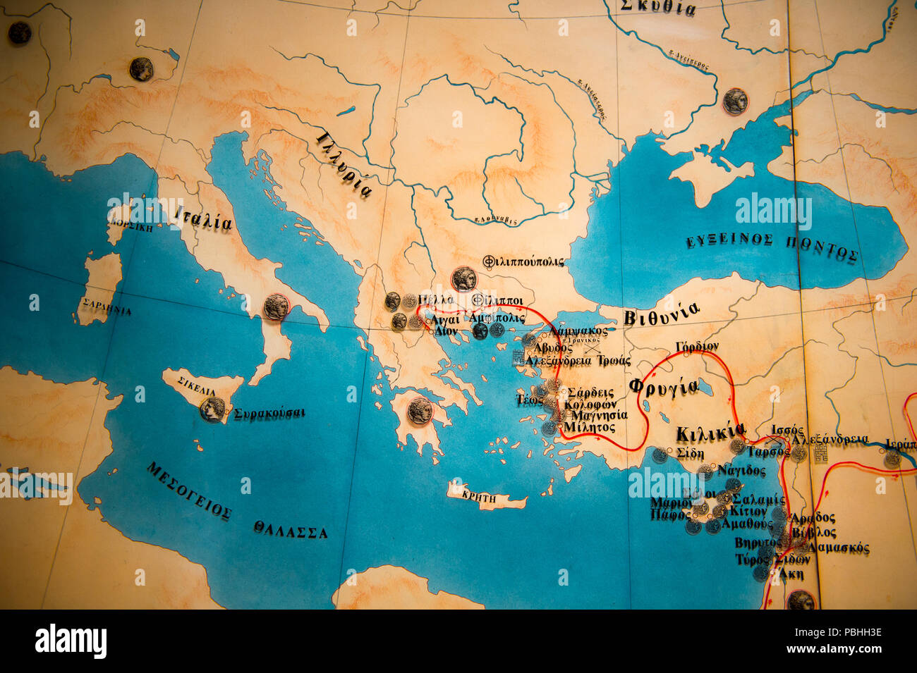 grece carte geographique