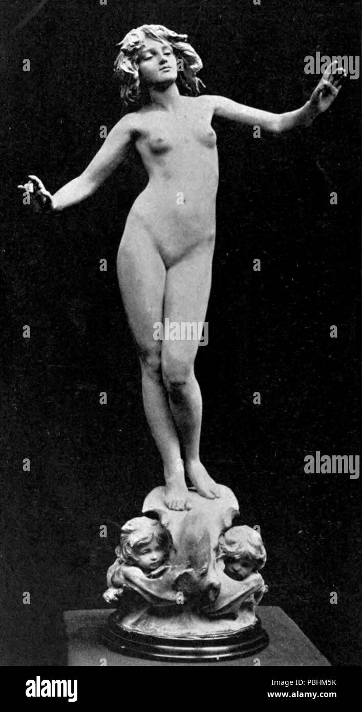 1702 L'esprit des vagues Statue Banque D'Images