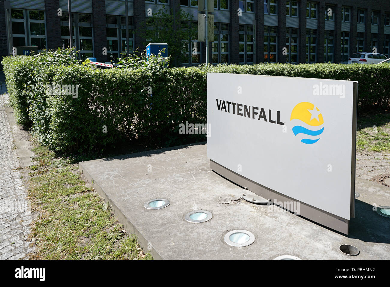 Siège de l'énergie Vattenfall à Berlin Banque D'Images