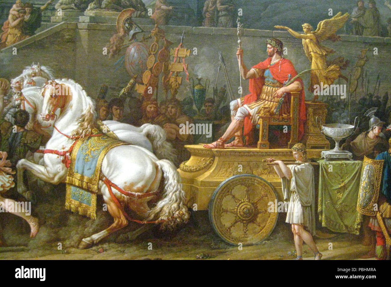 1708 Le triomphe de l'Aemilius Paulus (détail) Banque D'Images