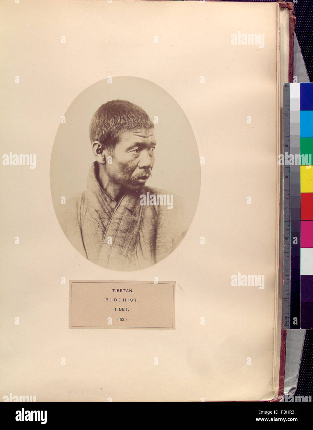 1746, le Tibet Bouddhiste Tibétain (NYPL)13409080-1125287 b Banque D'Images