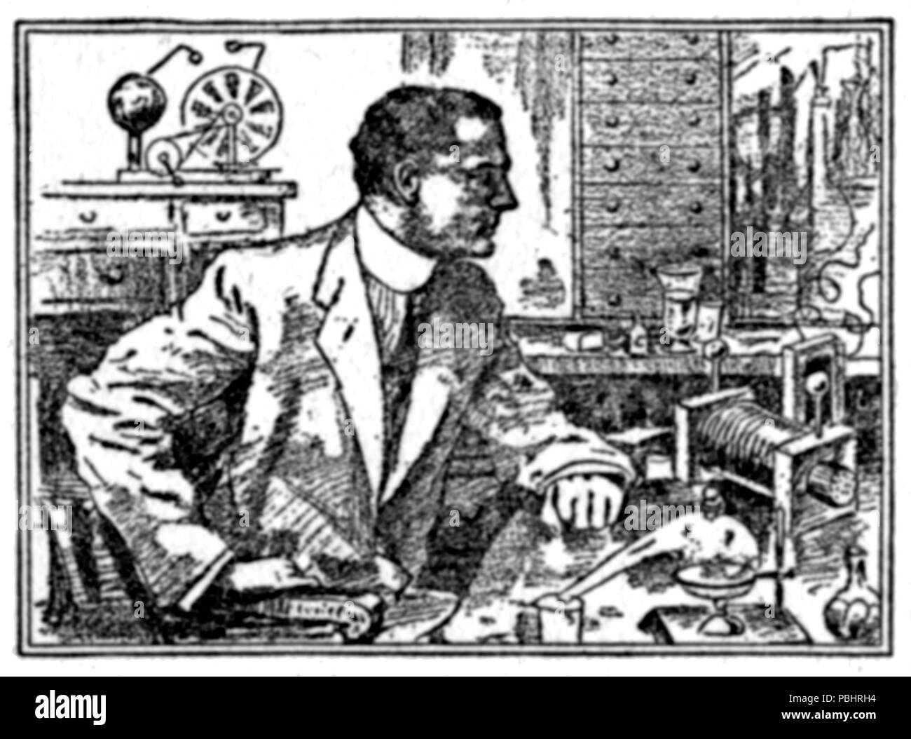 1752 page de titre illus -Le rêve Médecin Banque D'Images