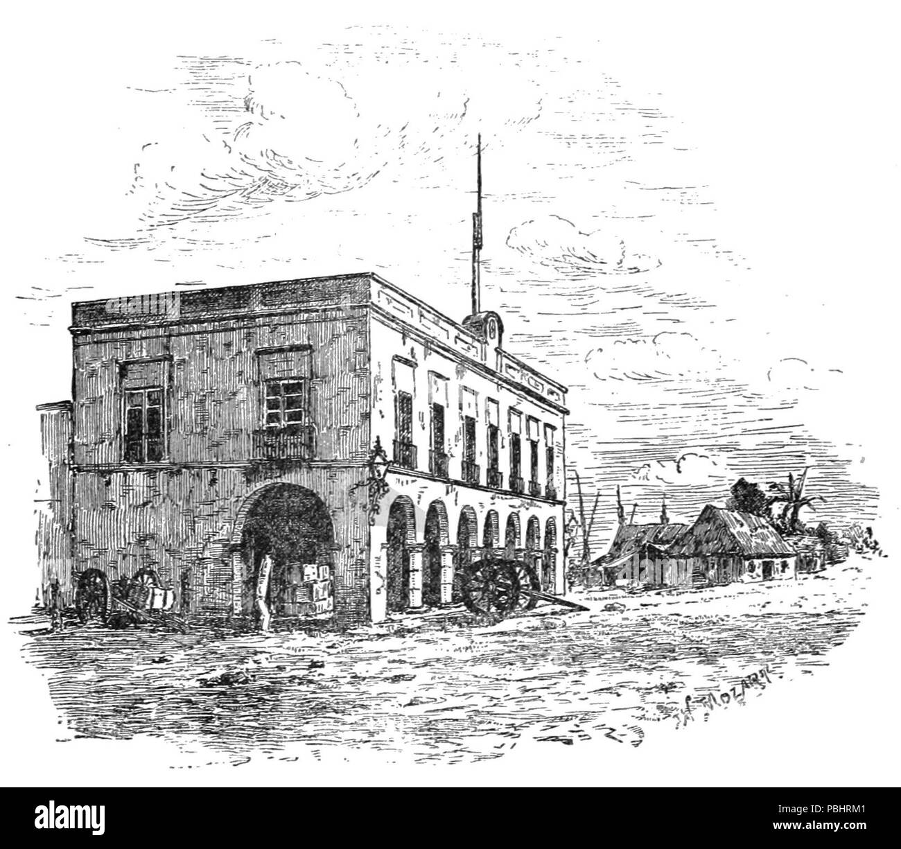TLM 1752 D034 Le custom house Banque D'Images