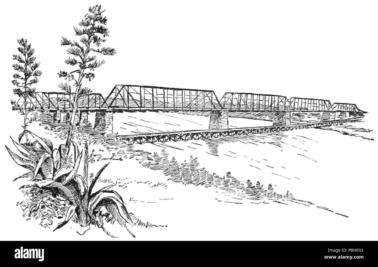 TLM 1753 D592 pont International Banque D'Images