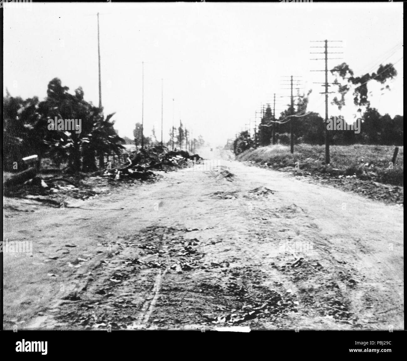 1803 Vermont Avenue en direction sud à partir de la première rue, ca.1915 (SCH-13015) Banque D'Images