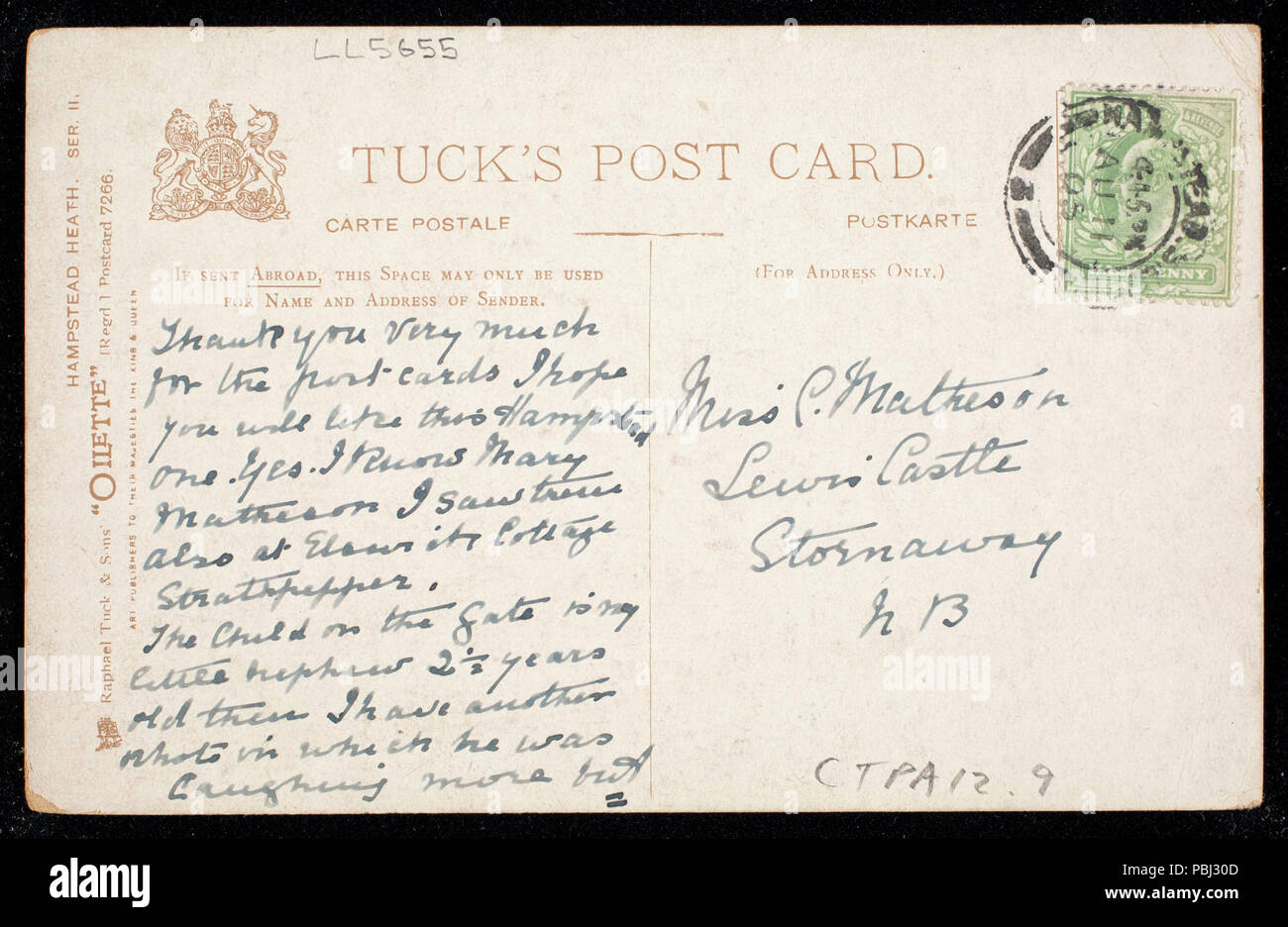 1807 Vue de la FIRS, Hampstead Heath (NPAR) 438325 Banque D'Images