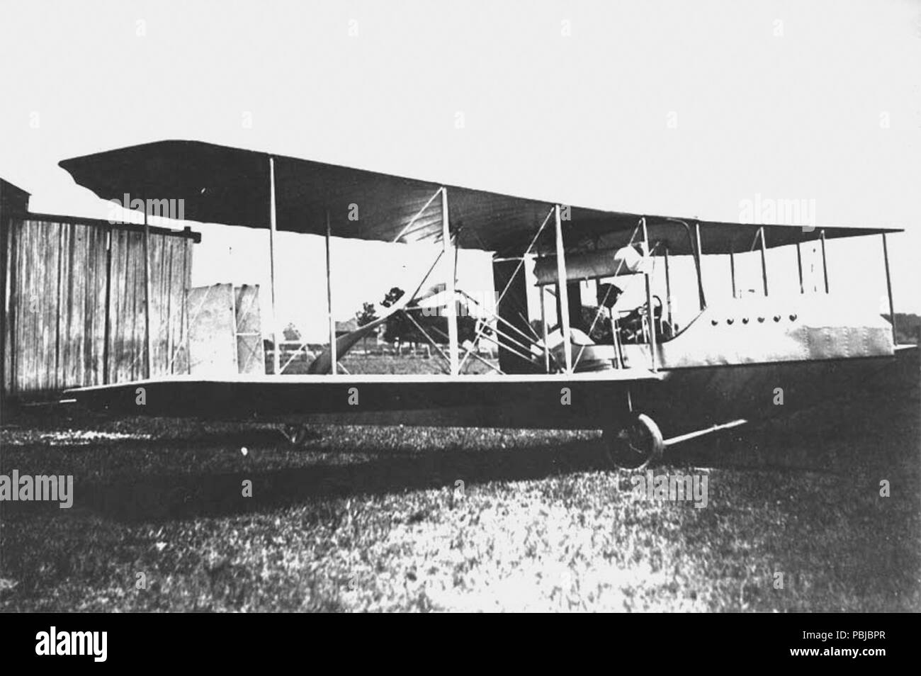 1872 Wright Modèle F trimestre vue sur la masse, Simms, près de Dayton, Ohio, 1914 (10491) A.S. Banque D'Images