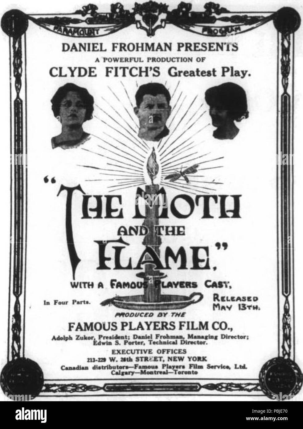 1657 Le papillon et de la flamme (1915) - 1 Banque D'Images