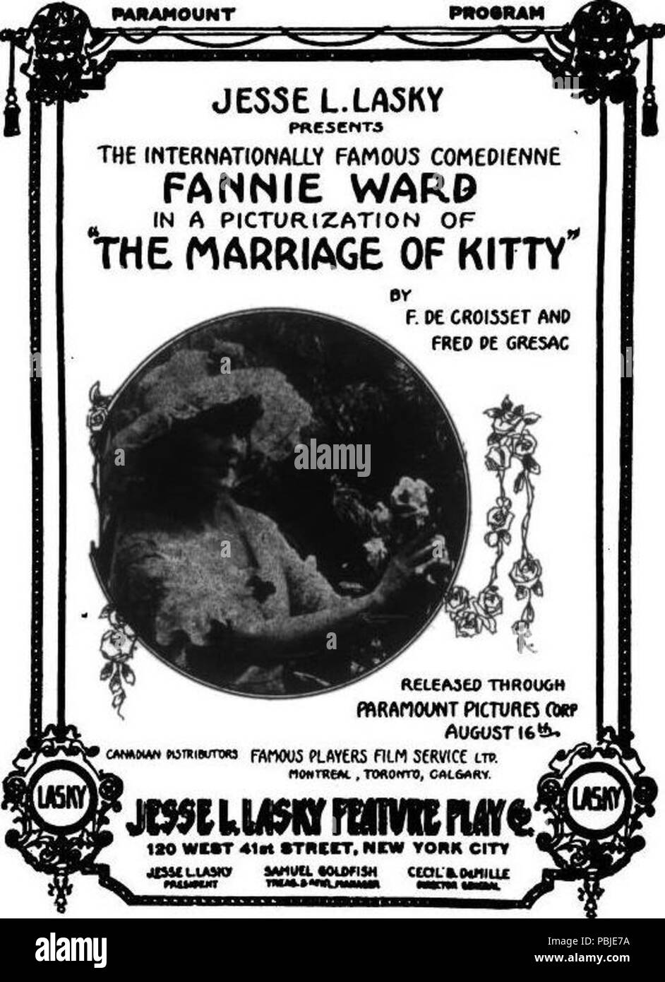 1655 Le Mariage de Kitty (1915) - 1 Banque D'Images