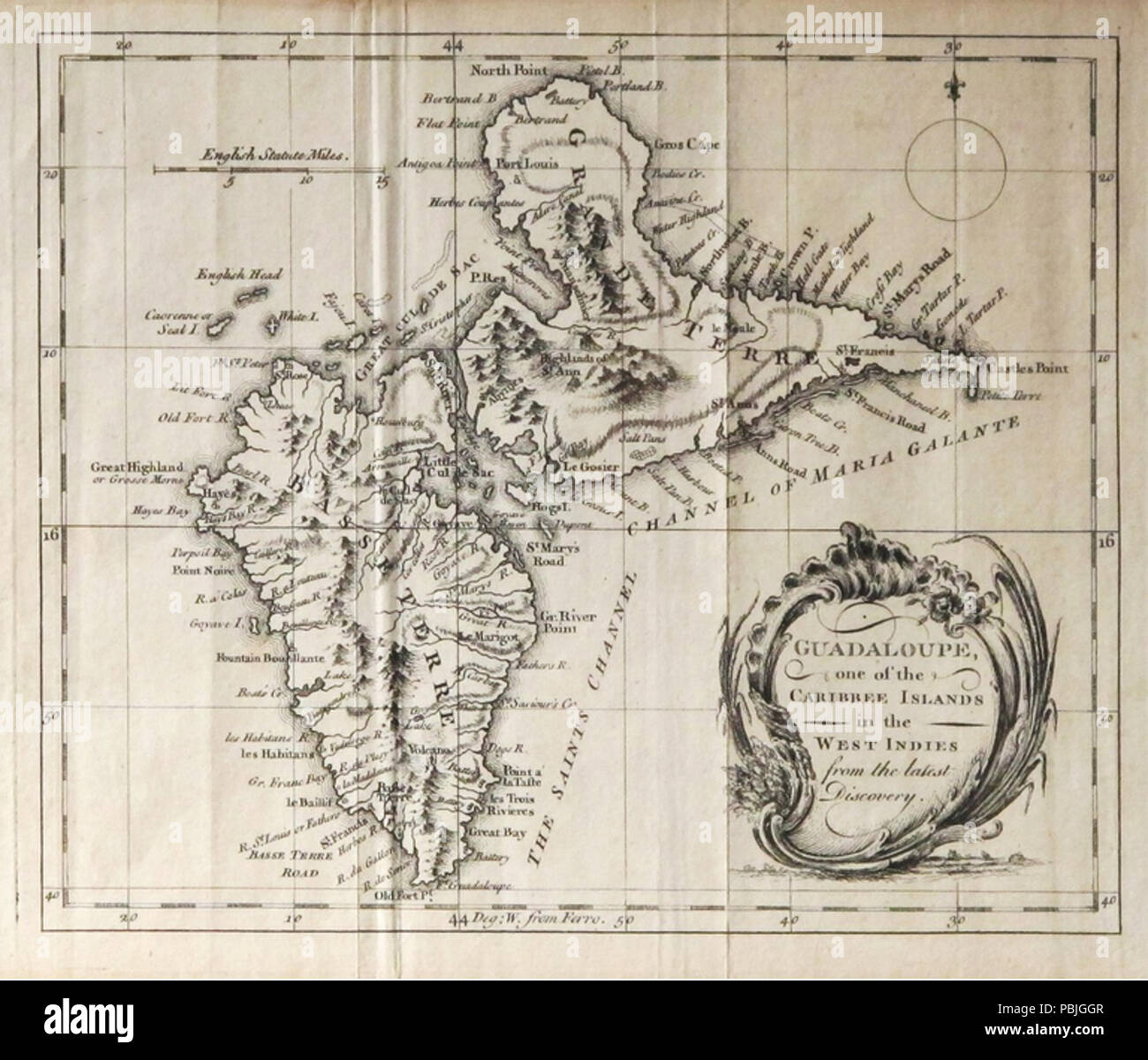 734 Guadeloupe Banat v2 Banque D'Images
