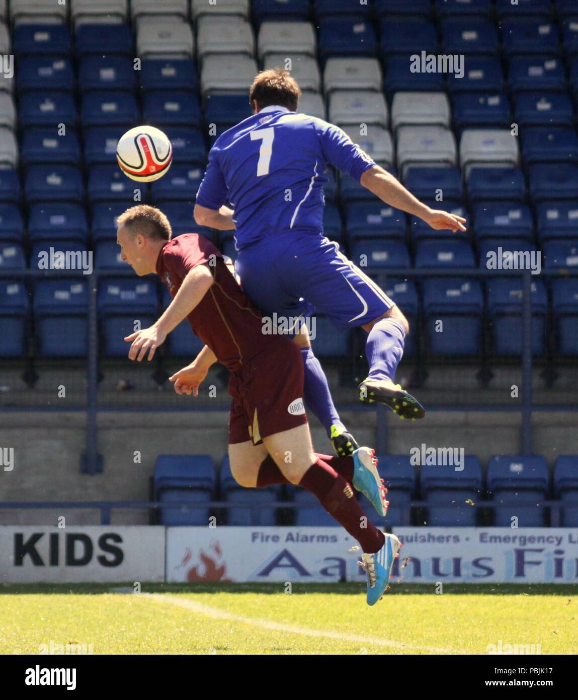 Enterrer,UK Soapstars assister à un match de football de bienfaisance Ian crédit Fairbrother/Alamy Stock photos Banque D'Images