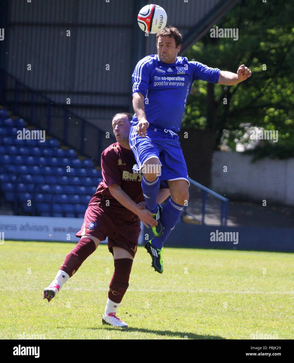 Enterrer,UK Soapstars assister à un match de football de bienfaisance Ian crédit Fairbrother/Alamy Stock photos Banque D'Images