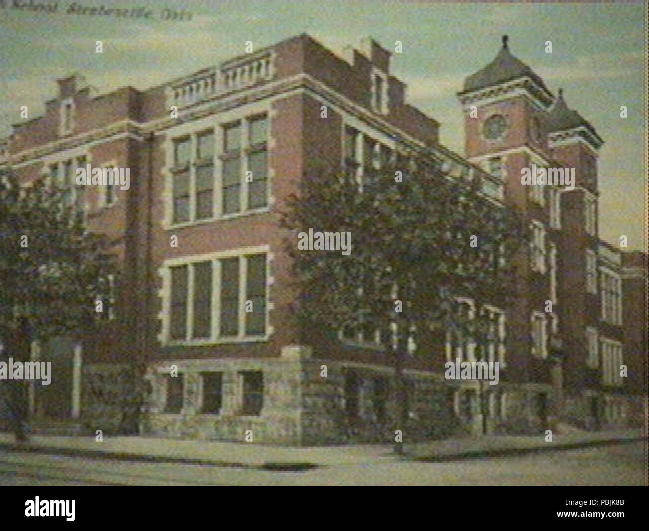 1840 Wells High School (Steubenville) 1911 Banque D'Images