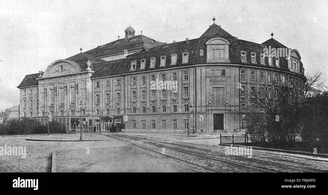 1853 Wiener Konzerthaus und Musikakademie um 1913 Banque D'Images