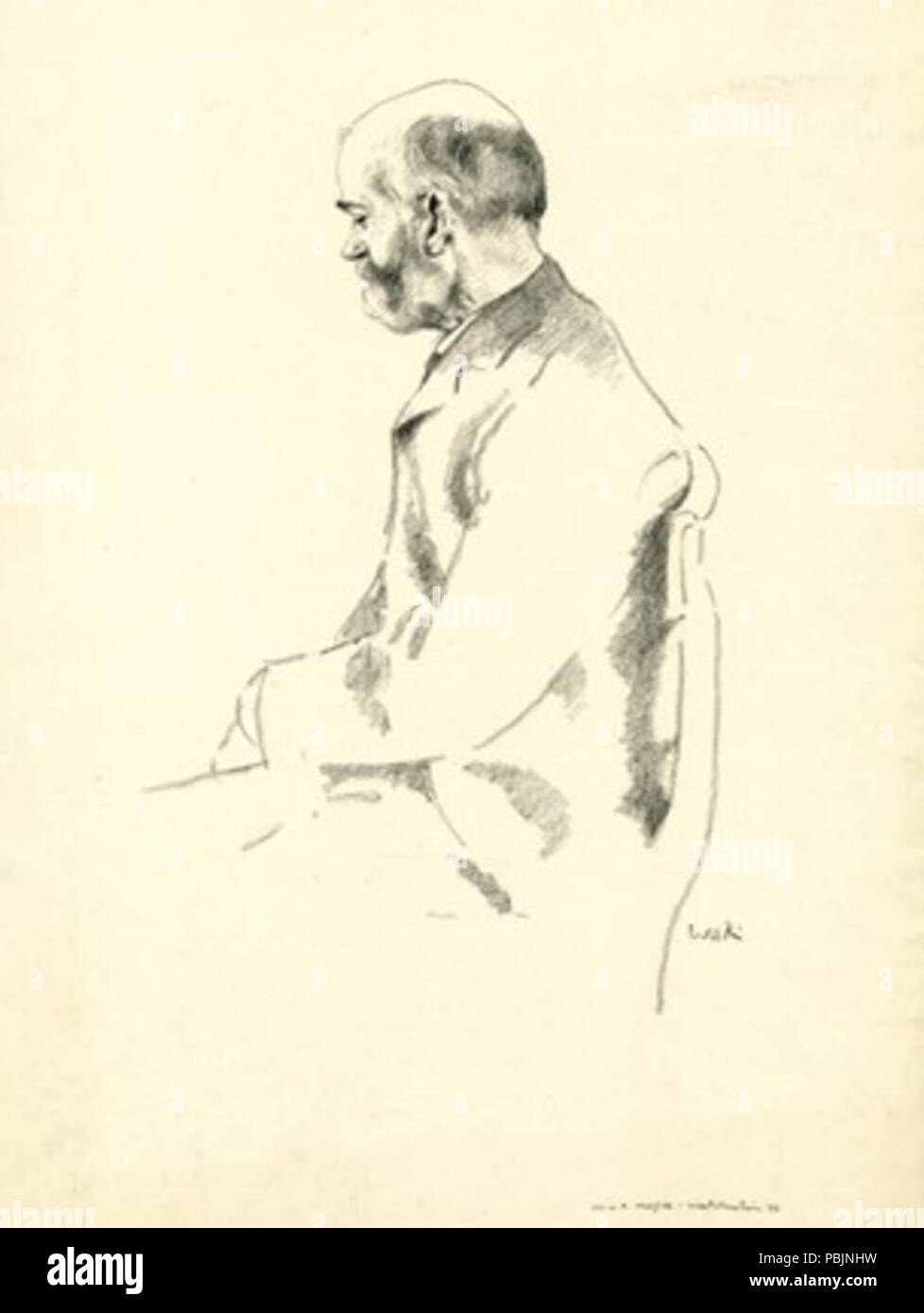 1859 Richard William Rothenstein Morfill Banque D'Images