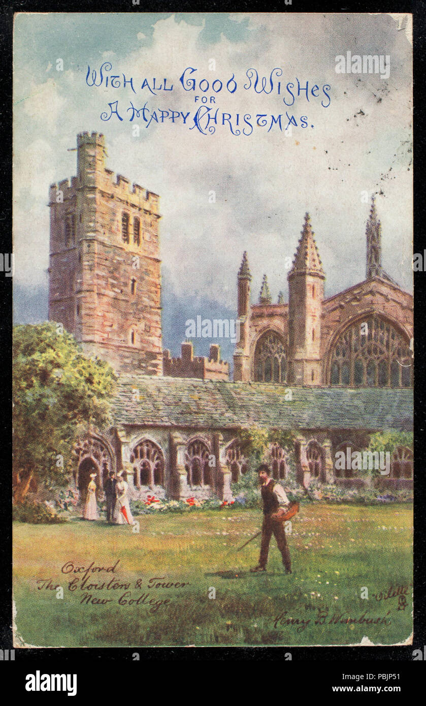 1863 avec tous les meilleurs voeux pour un joyeux Noël (NPAR) 439863 Banque D'Images