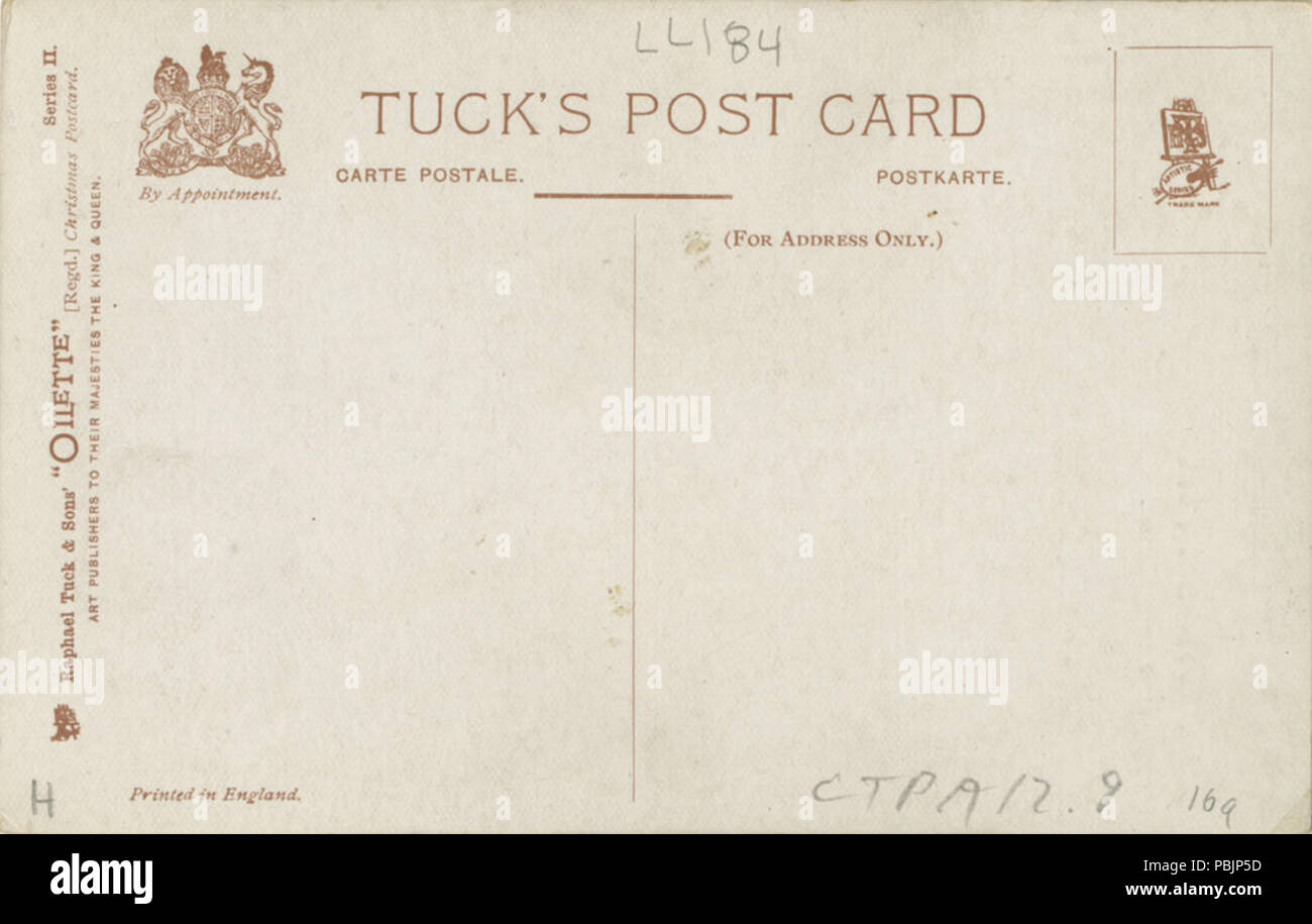 1863 avec les meilleurs voeux de Noël. Npar (419591) Banque D'Images