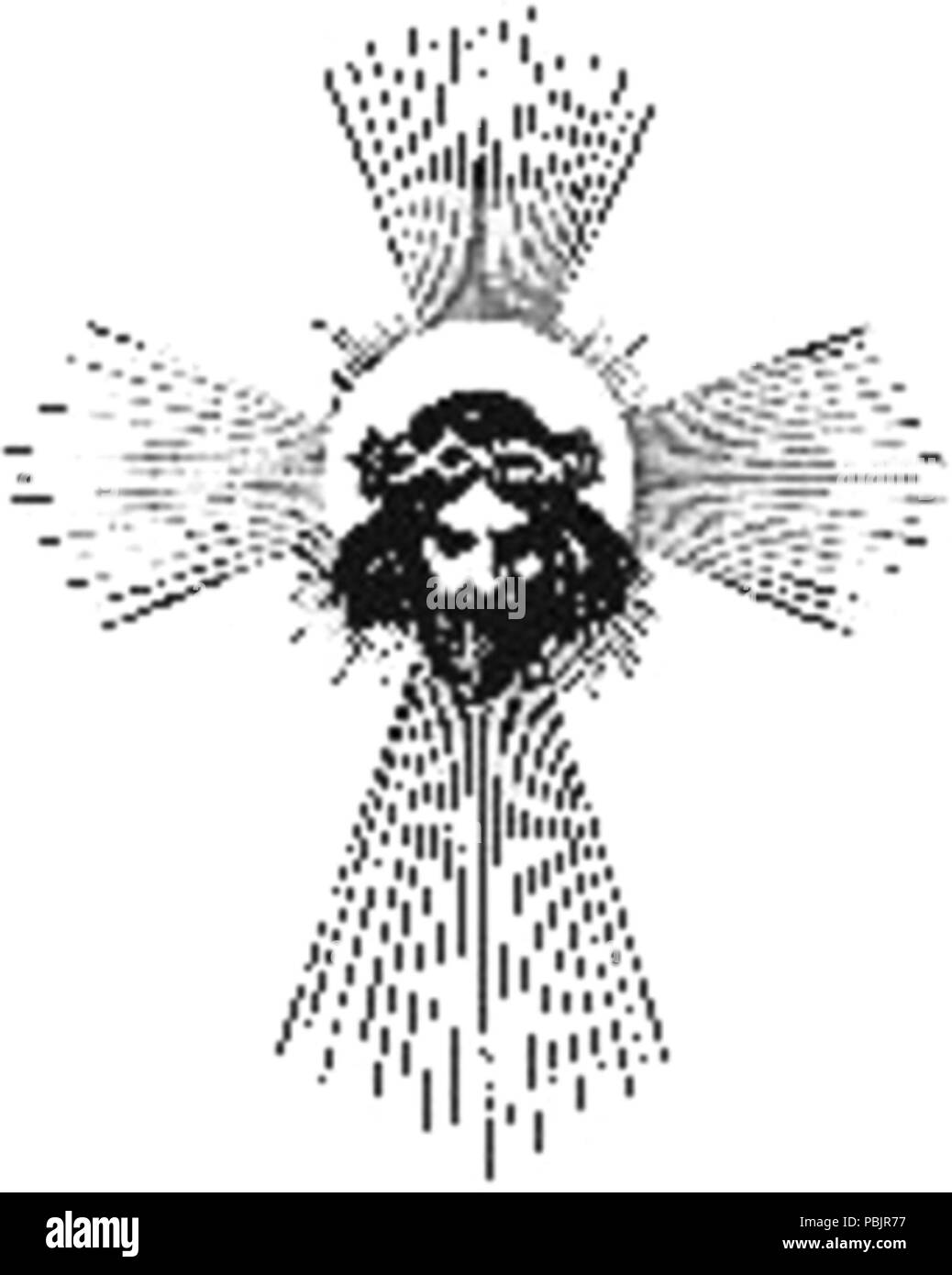 1873 Wychowanie Eucharystya ozdobnik narodowe un - na koniec Banque D'Images