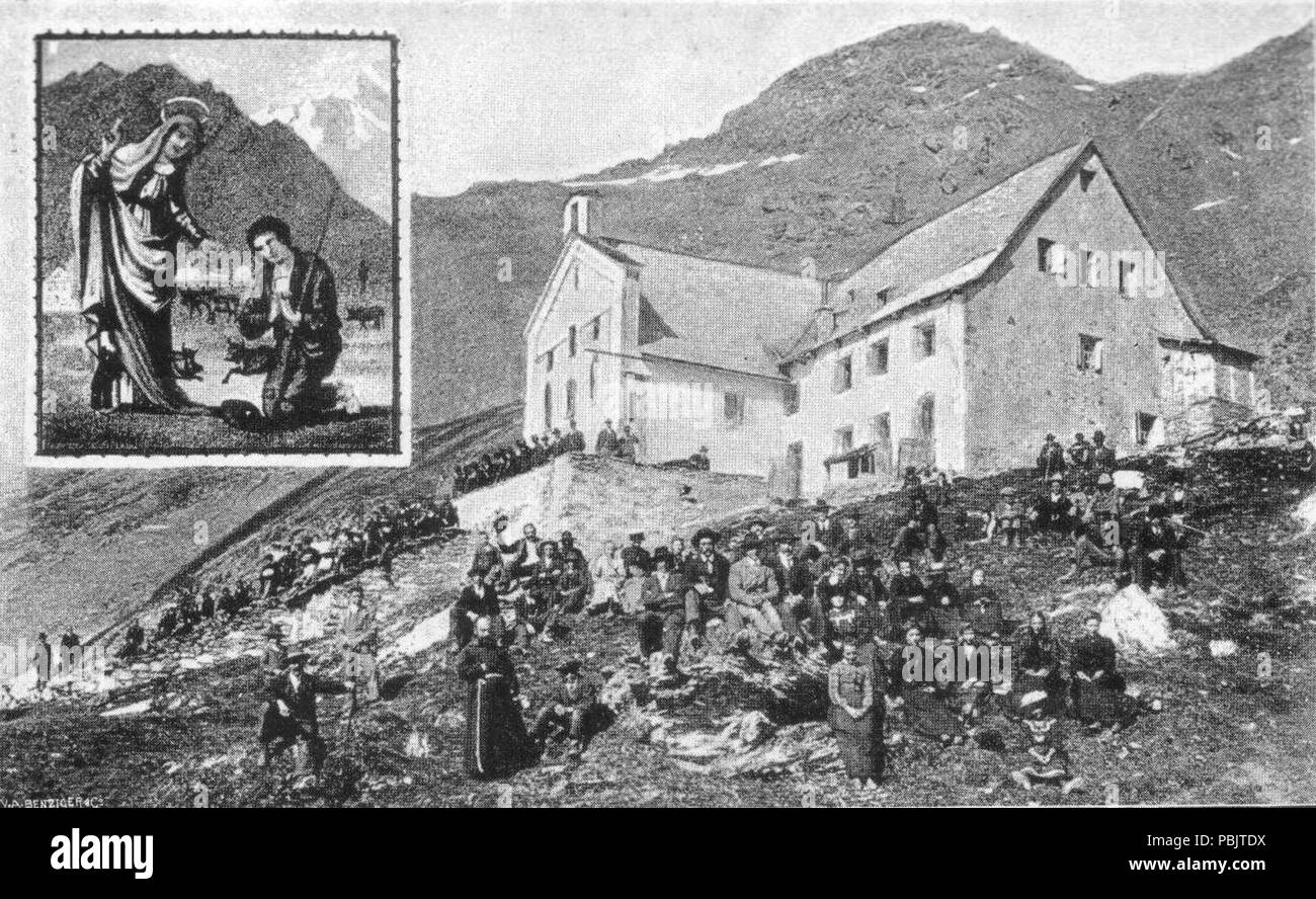 1881 Ziteil, Wallfahrtskirche de und Pilgerhaus Banque D'Images