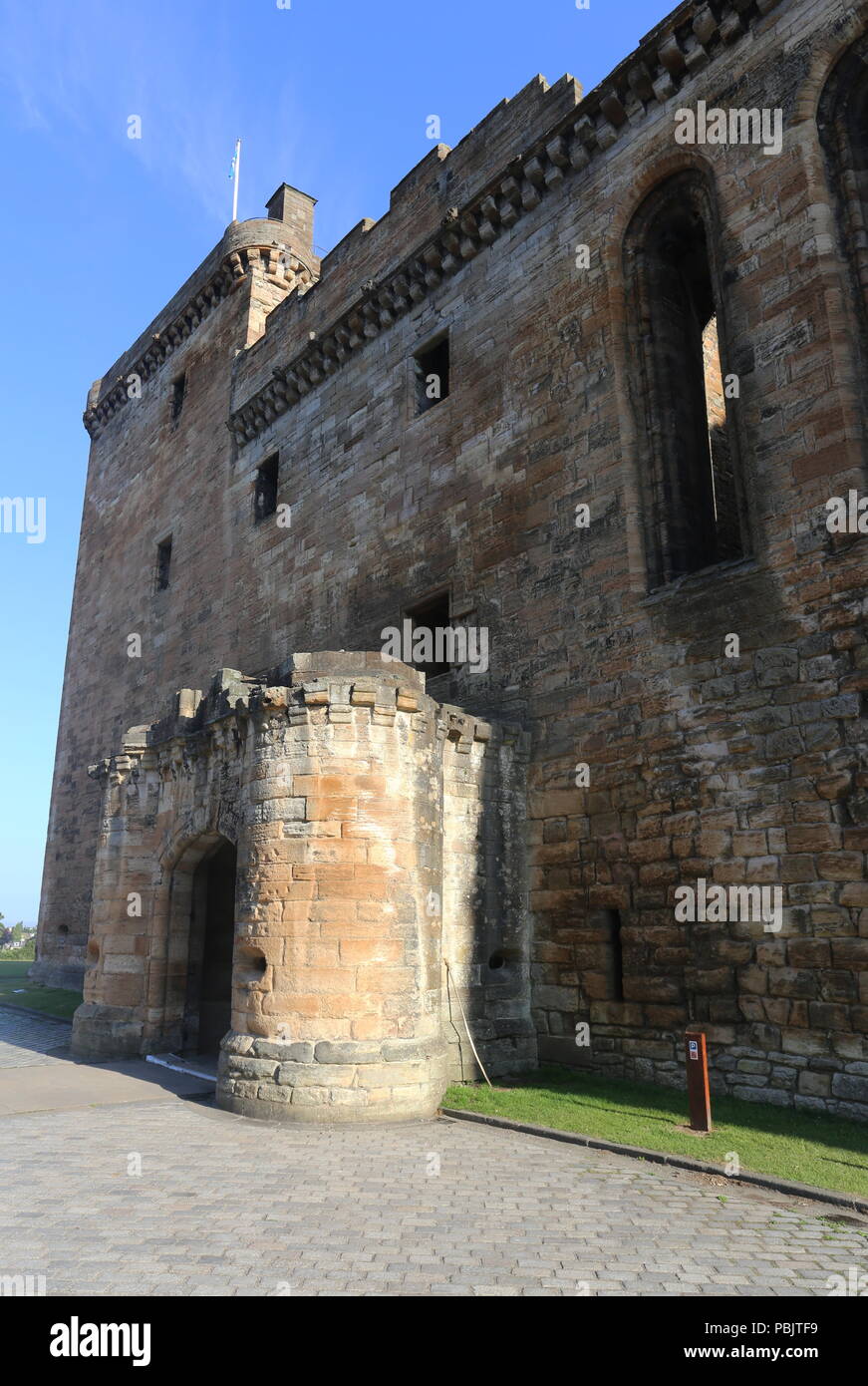 Ruine de Le Palais de Linlithgow Ecosse Juillet 2018 Banque D'Images