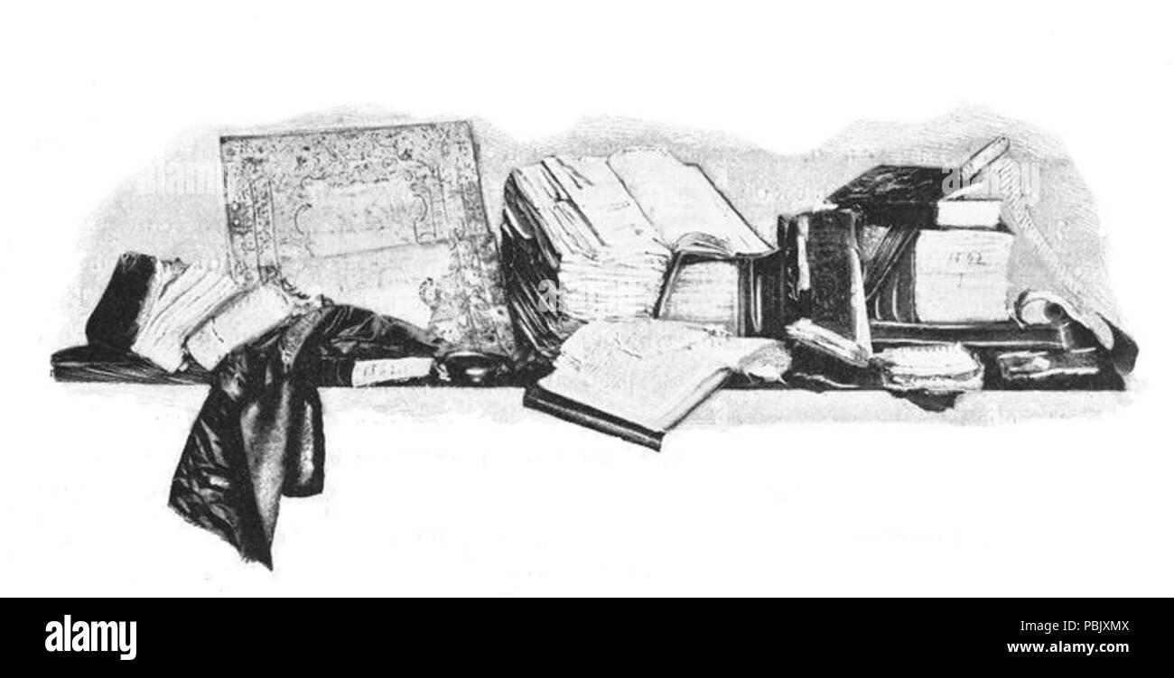 1895 Палеографический изборник. Материалы по-русского письма истории южно в XV-XVIII вв. Вып. 1. Малюнок 01 Banque D'Images