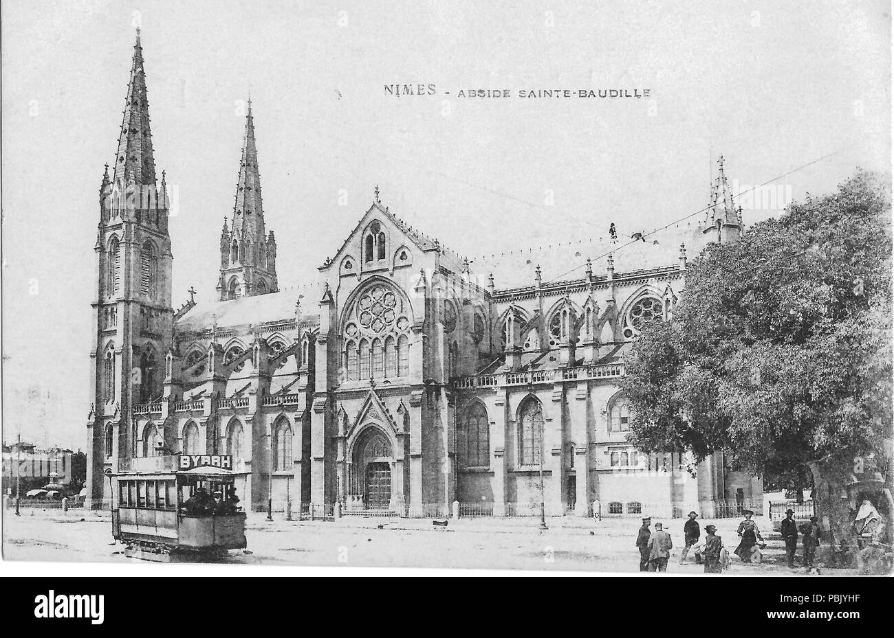 Kerk tram Nimes 1102 Banque D'Images