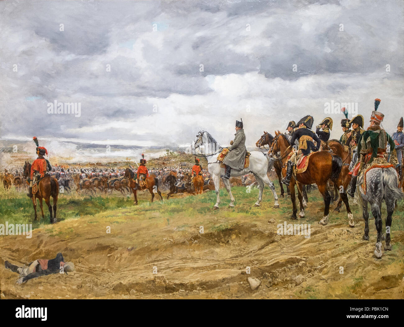 829 Jean-Louis-Ernest1806Messionier Jena Banque D'Images