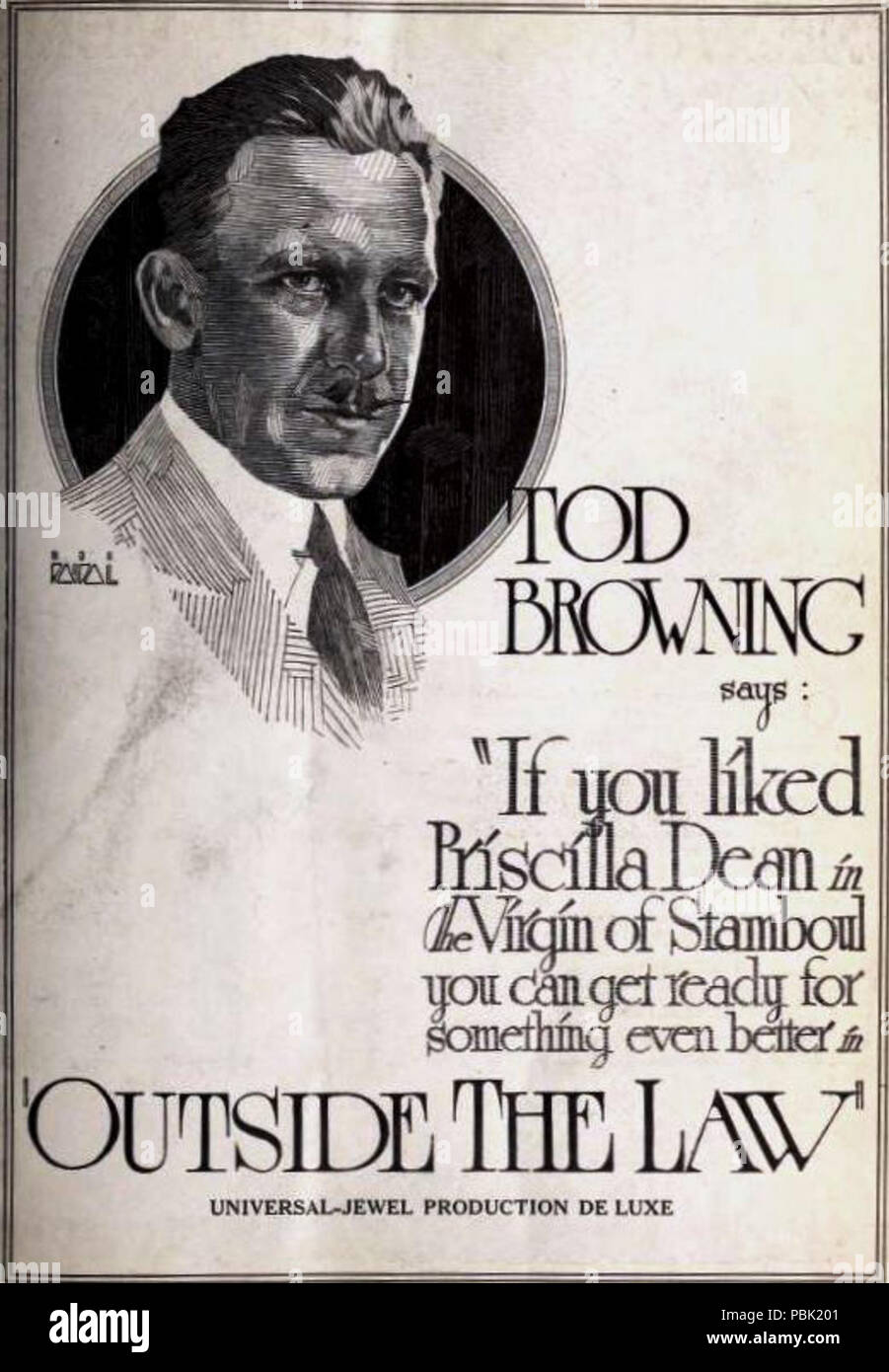 1146 hors la loi (1920) - 9 Banque D'Images