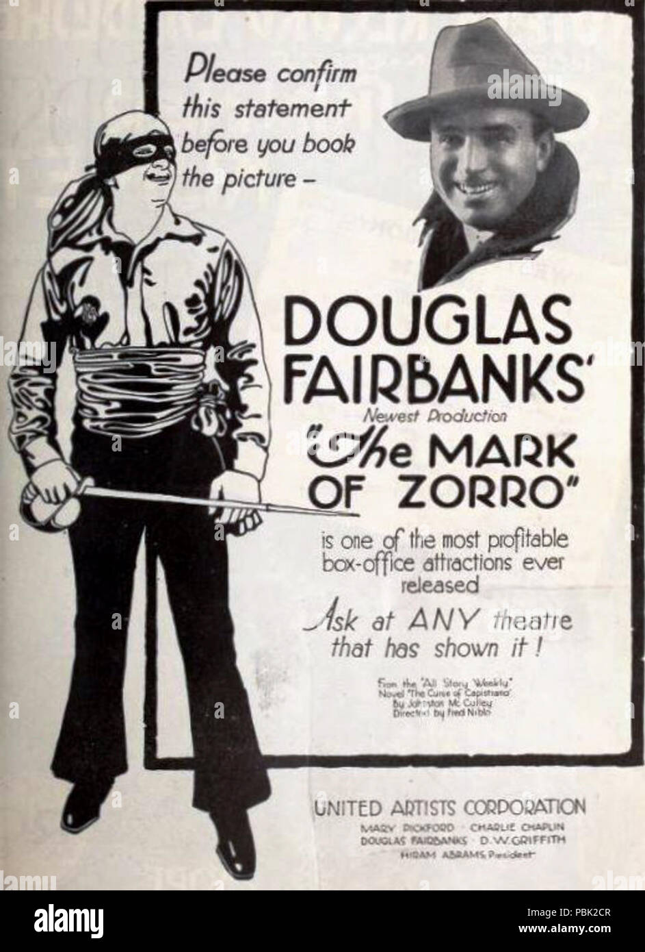 1655 La marque de Zorro (1920) - 16 Banque D'Images