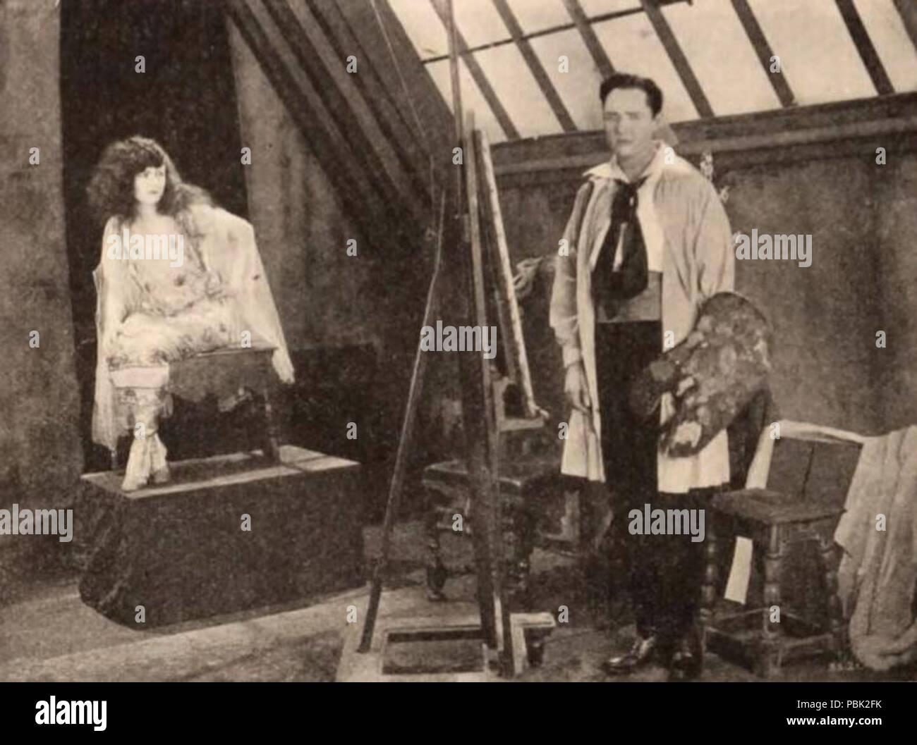 1628 Le Diable (1921) - 2 Banque D'Images