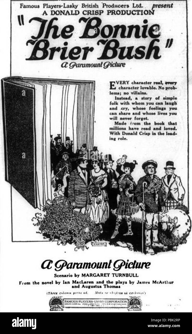 Le Brier 1617 Bonnie Bush (1921) - 2 Banque D'Images