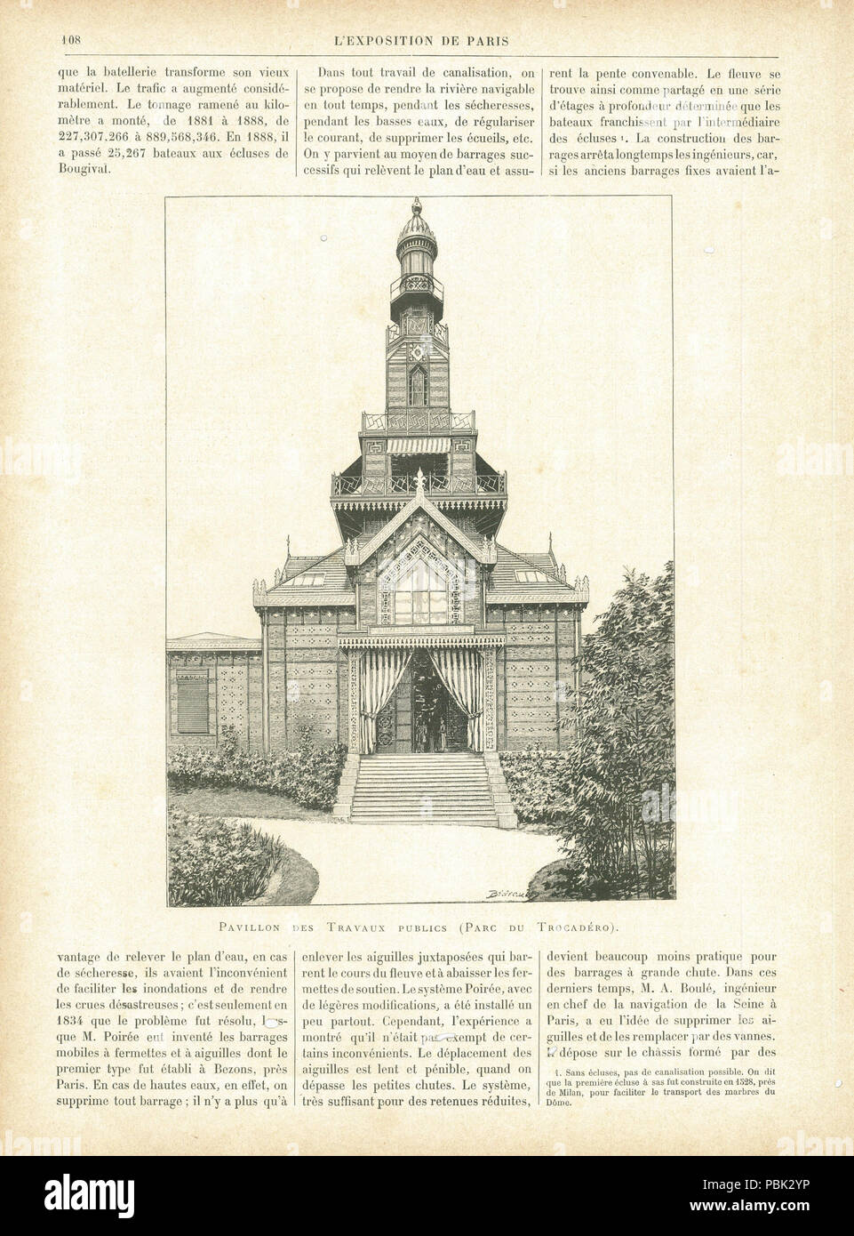 873 L'Exposition de Paris de 1889 No54 Page 108 Banque D'Images