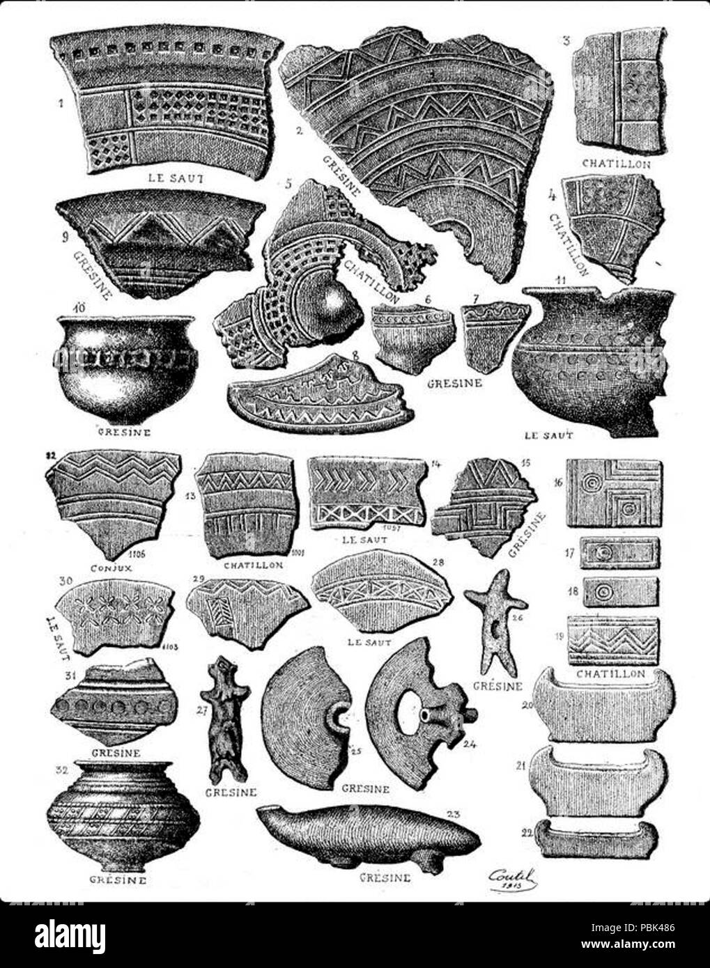 Motifs fuchsias palafittes 1061 lac du Bourget Banque D'Images