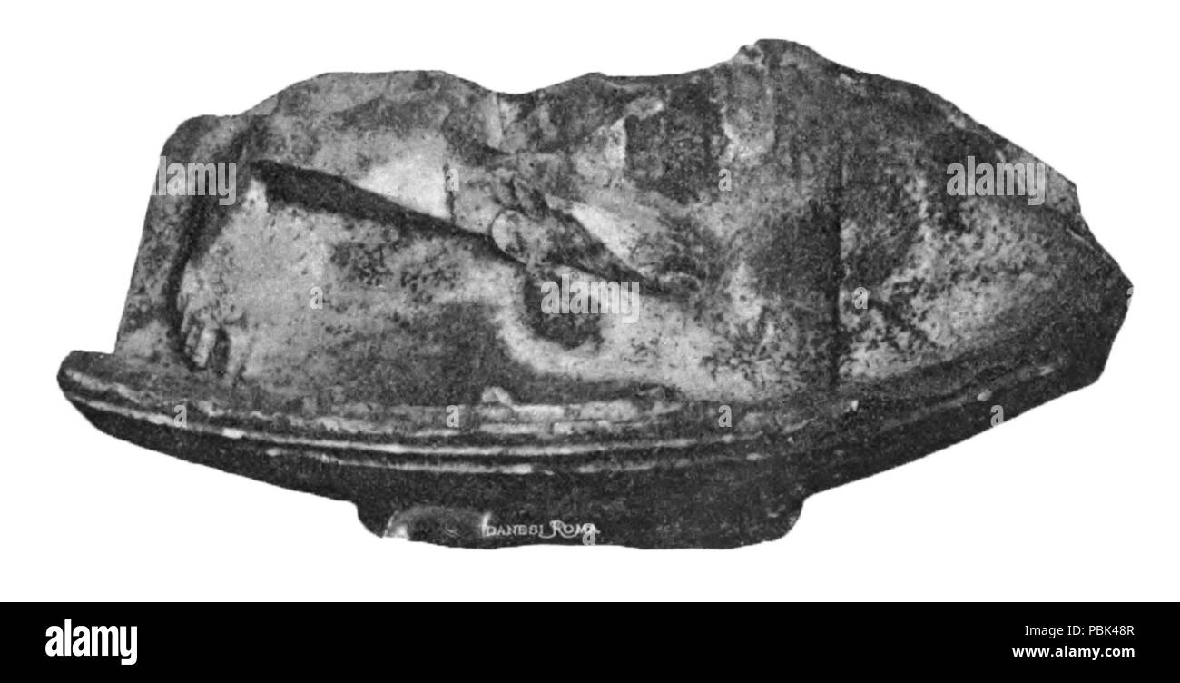 1120 Notizie degli scavi di Antichità 1904 I - 123b Banque D'Images