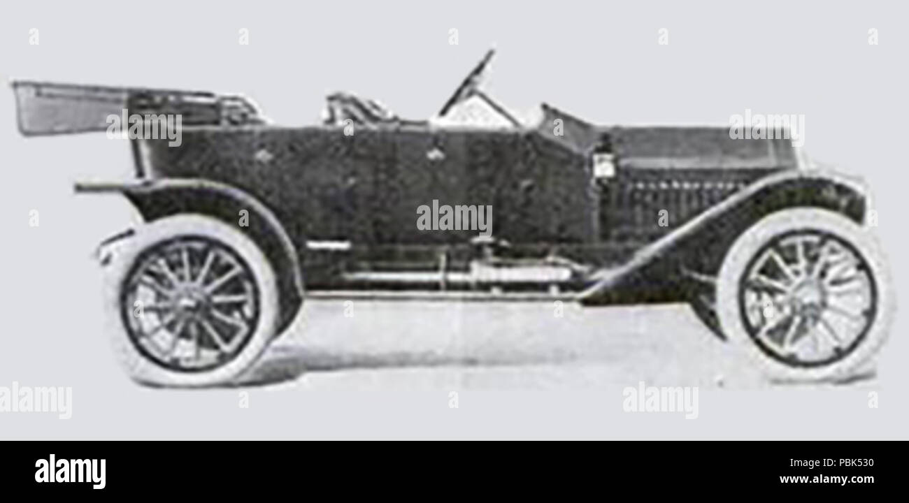 843 1910 Jonz Runabout à quatre portes Banque D'Images