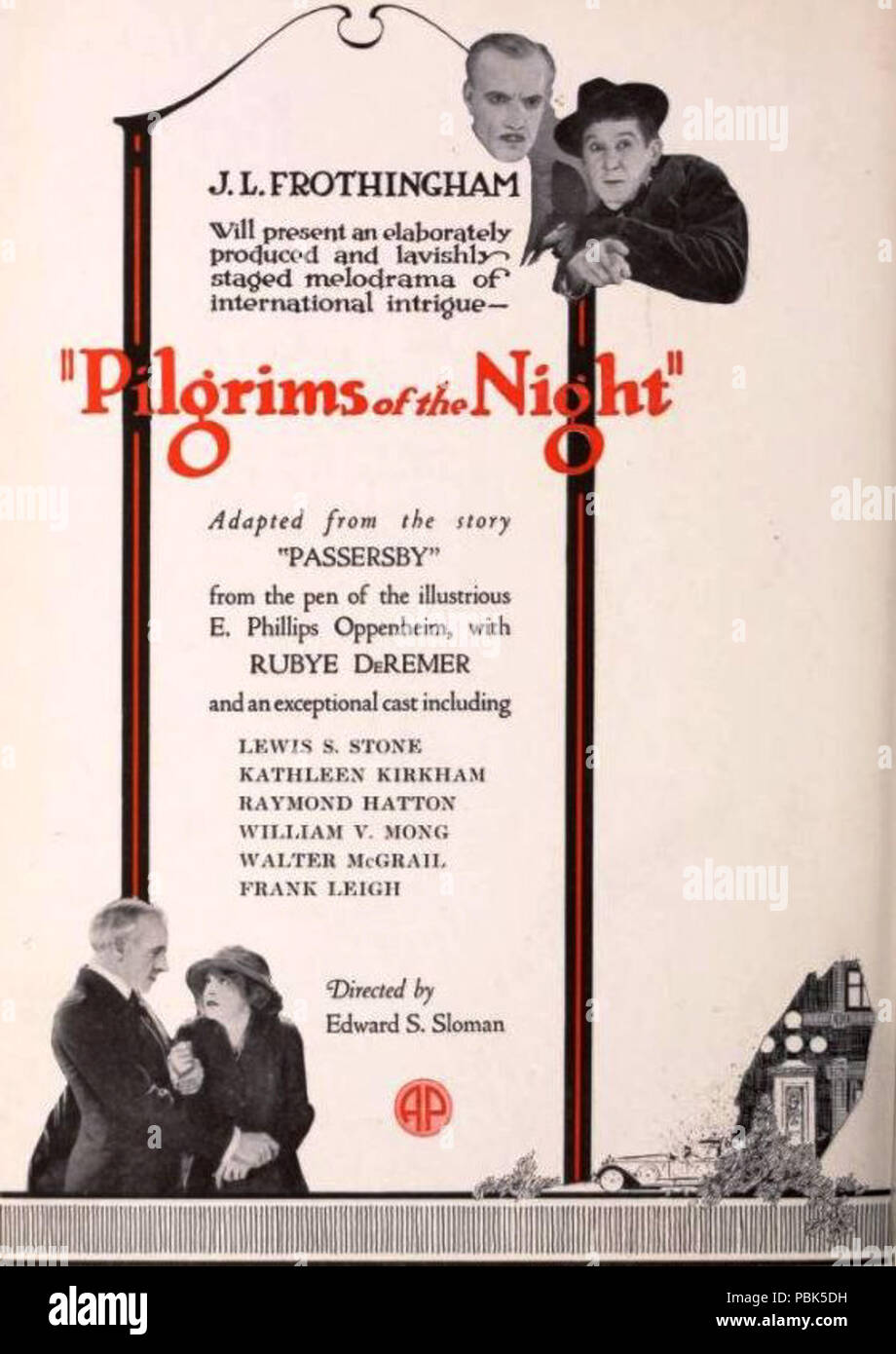 1197 Pèlerins de la nuit (1921) - 3 Banque D'Images