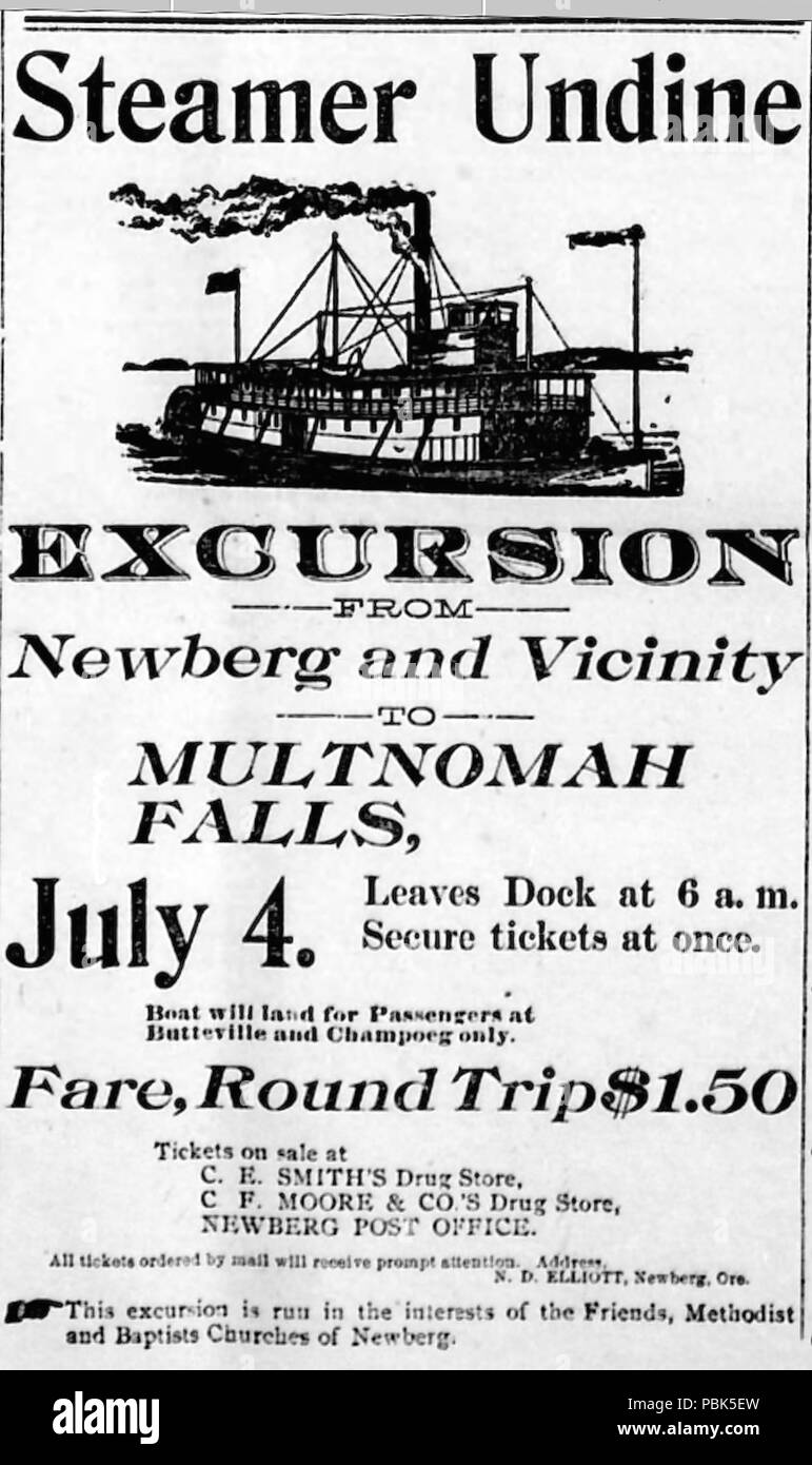 Ondine 1789 ad 24 Juin 1898 Banque D'Images