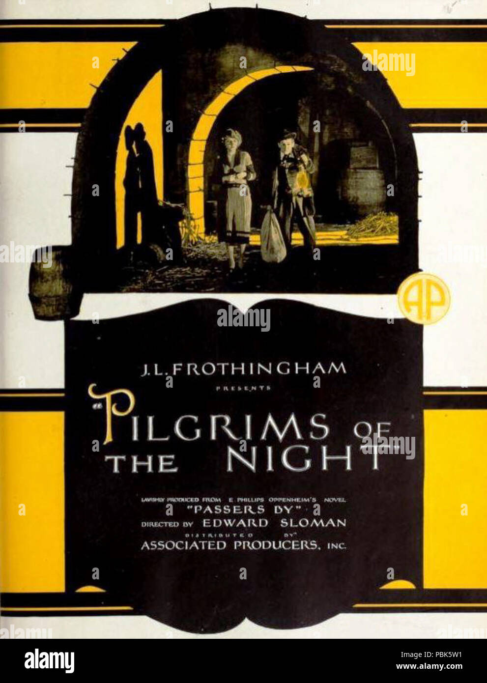 1197 Pèlerins de la nuit (1921) - 7 Banque D'Images